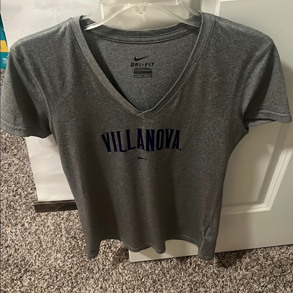 Nike Gray Fitted Short Sleeve Tee